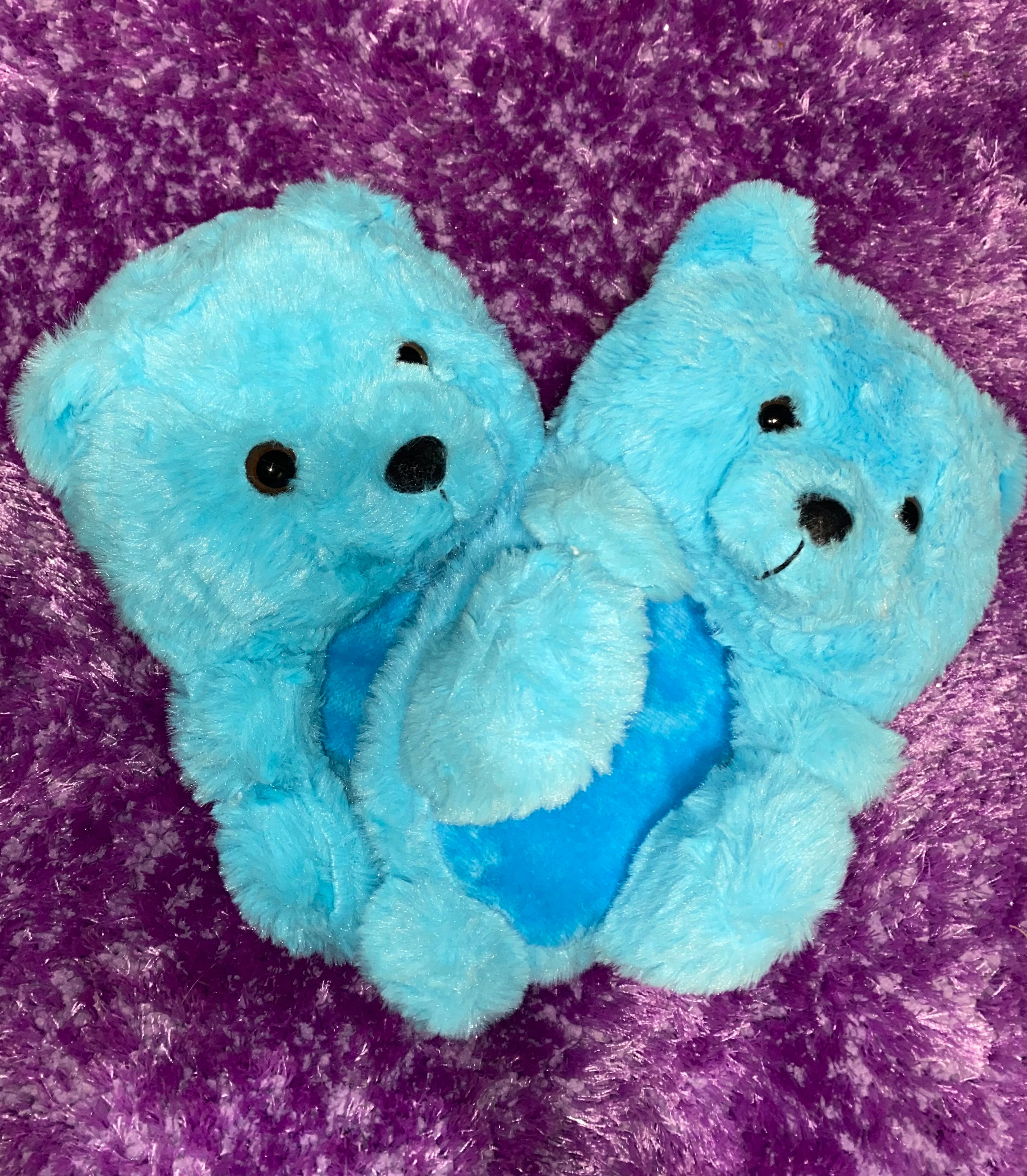 Teddy bear slippers- toddler