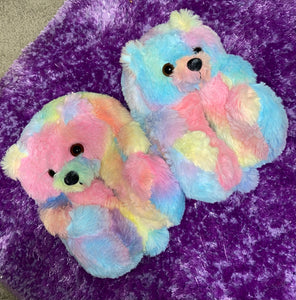 Teddy bear slippers- infant