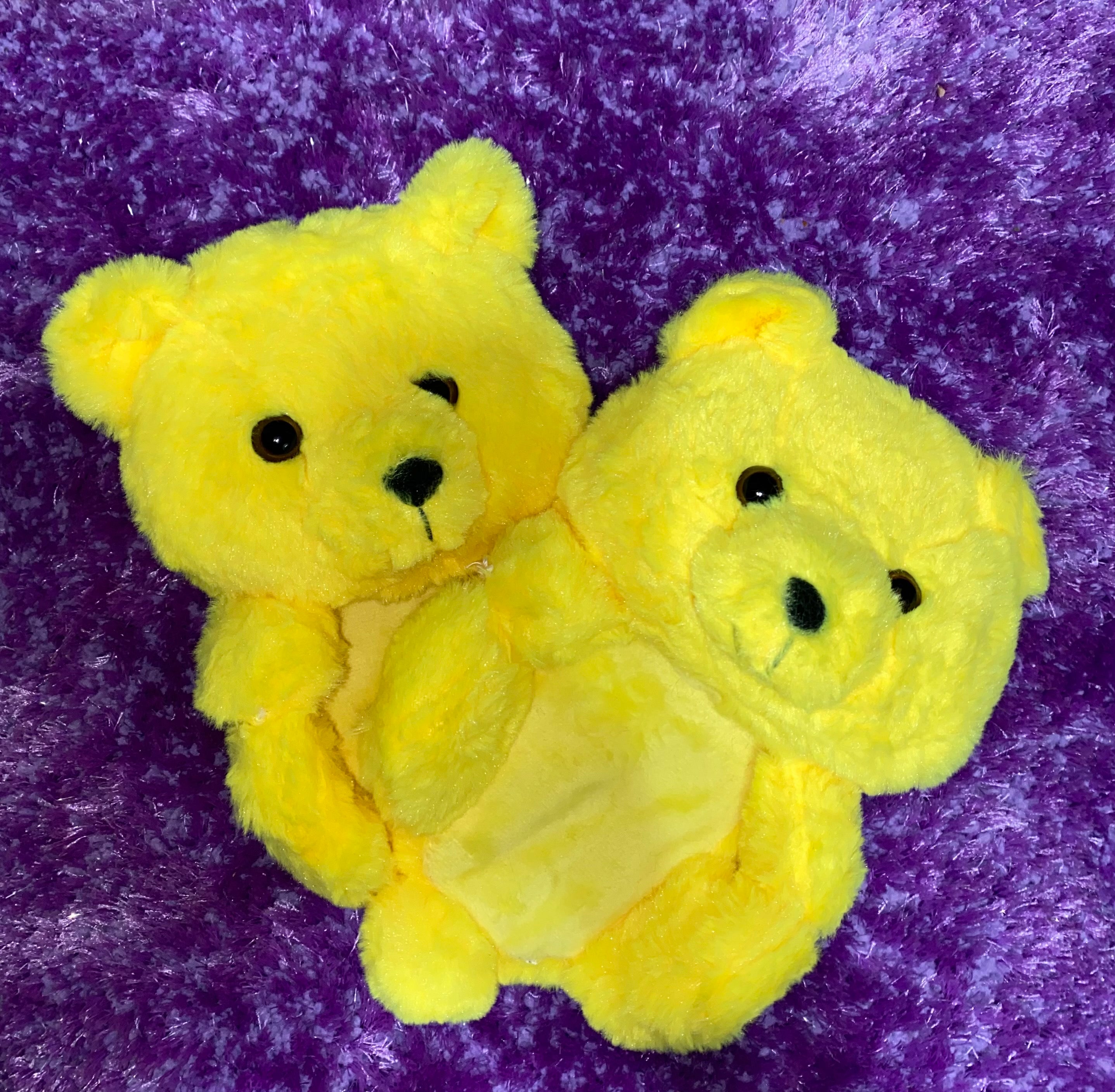 Teddy bear slippers- toddler